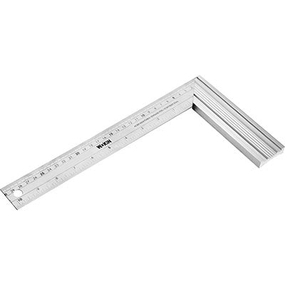 SQUADRA FALEGNAME 501612 WOKIN - ALLUMINIO/INOX CM 30- 2 pezzi