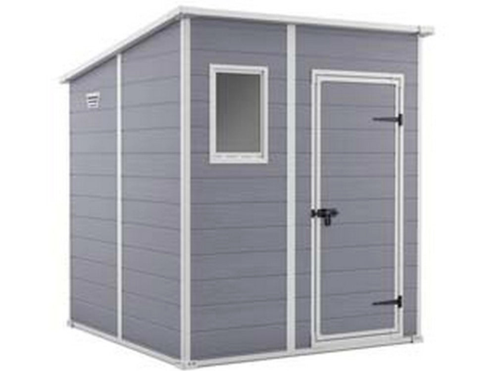 1pz casetta da giardino manor pent grigia - cm.183,5x111x200,5h cod:ferx.fer444682