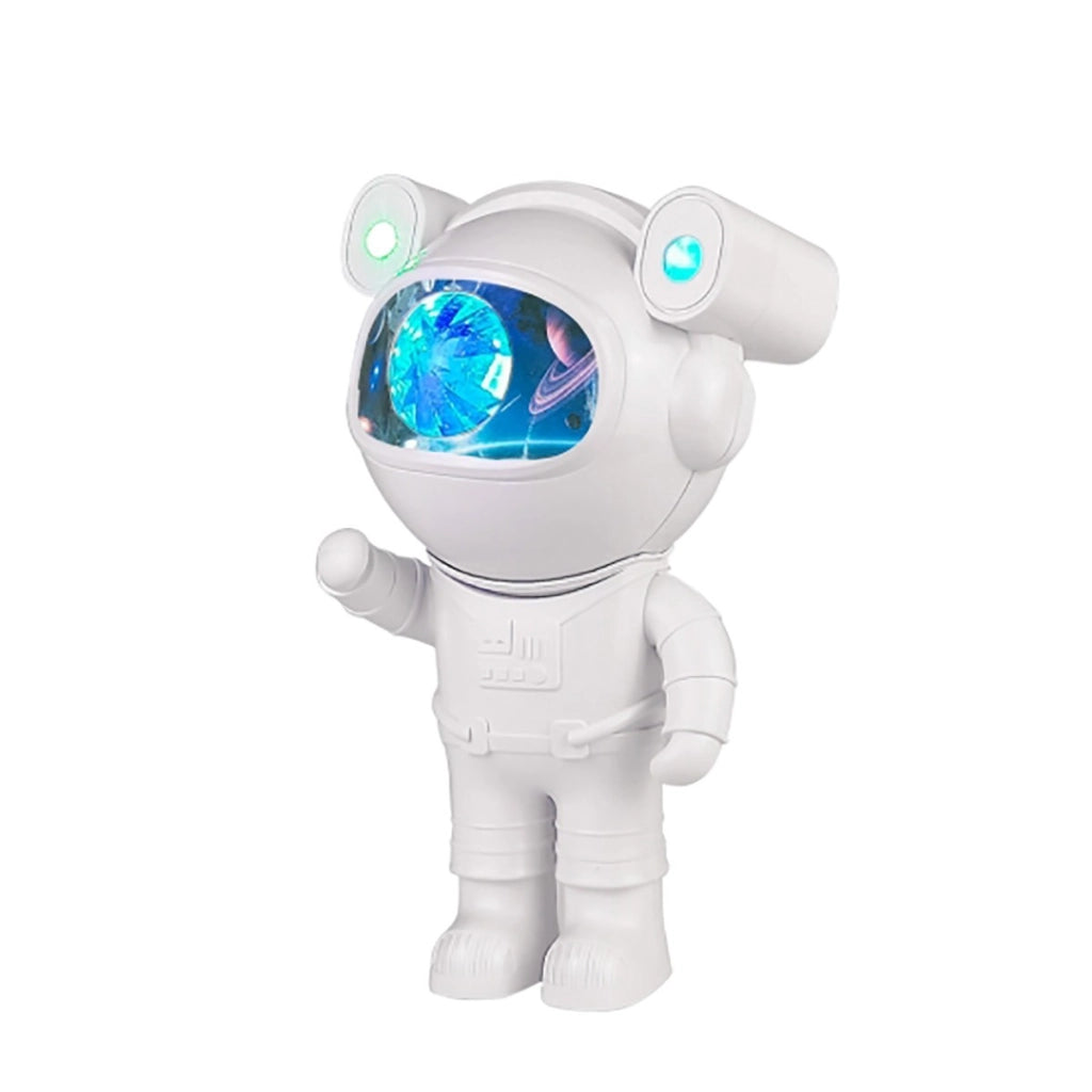 PROIETTORE ASTRONAUTA LUCE NOTTURNA SPEAKER BLUETOOTH CAMERETTA RGB TELECOMANDO