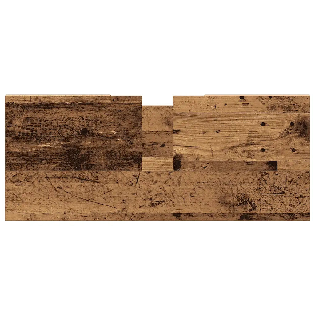 Mobile da Bagno Legno Antico 80x33x60 cm in Truciolato 857235