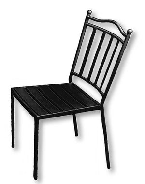 SEDIA FERRO SANTORINI 44,5X53X90H