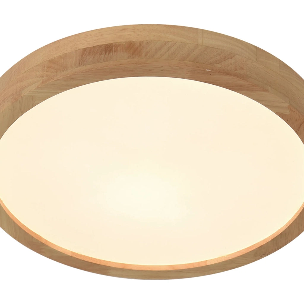 LÚZETE - PLAFONIERA LED 35W REGOLABILE CON TELECOMANDO LEGNO HARALD