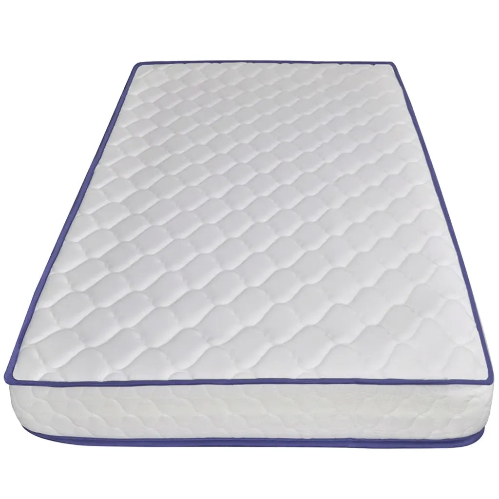 Letto con Materasso Memory Foam Nero in Velluto 180x200 cm 278126