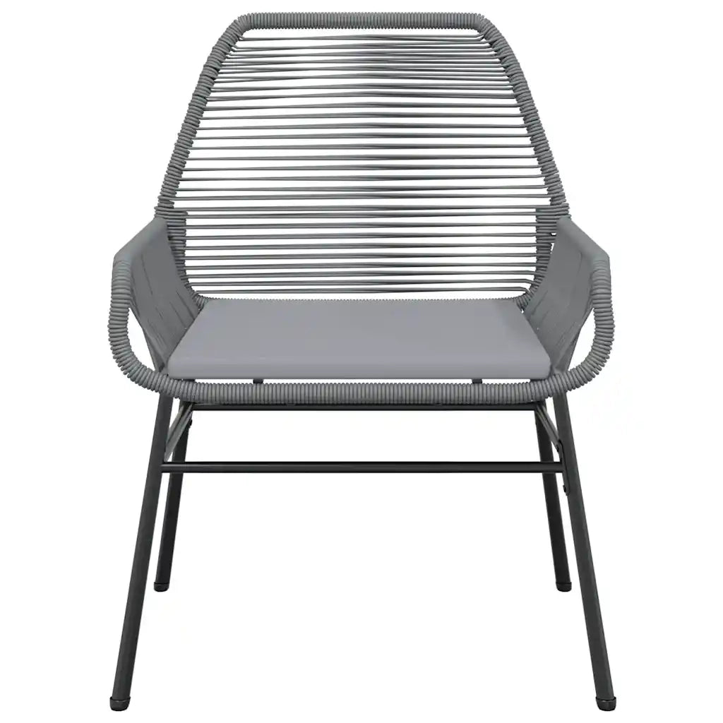 Set da Pranzo da Giardino 7 pz con Cuscini Polyrattan Vetro
