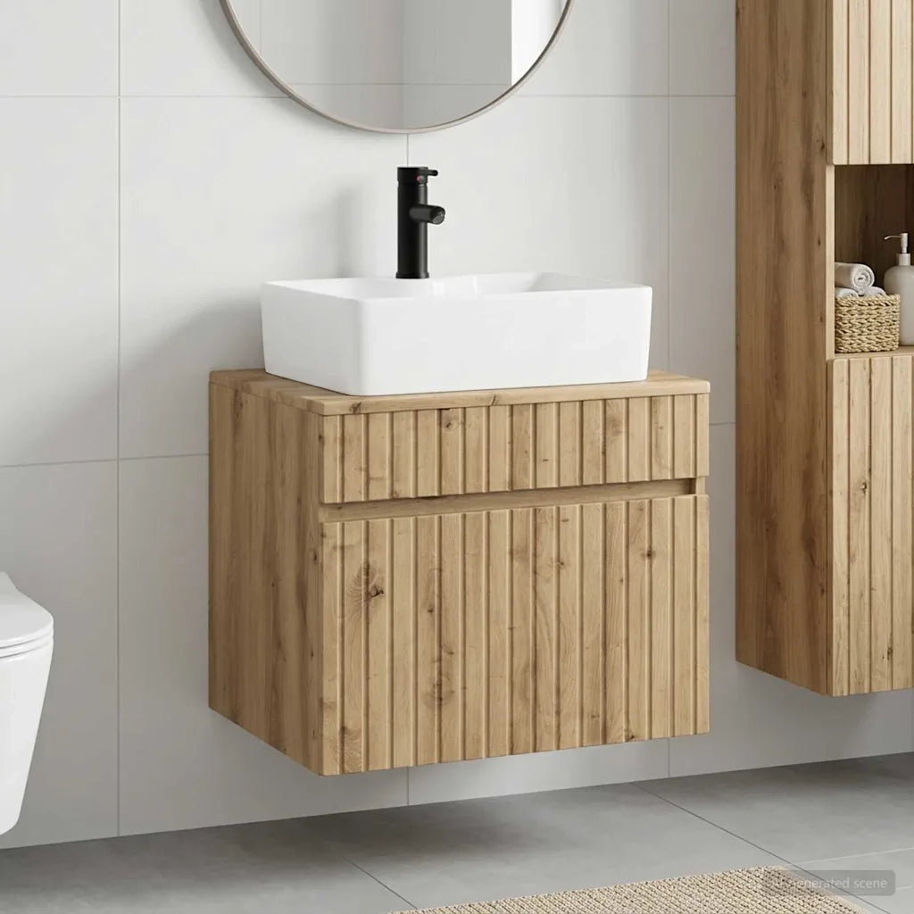Set di mobili per il bagno Rovere Artigianale 3404299
