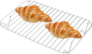 Griglia per barbecue, antiscivolo, costruzione in acciaio inossidabile, accessorio robusto per la preparazione delle pietanze con gadget da cucina per uso quotidiano, cottura all'aperto, picnic, barbecue, colore argento