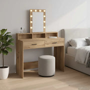 Tavolo da Trucco Marrone 100 x 41 x 140 cm Legno multistrato 865180