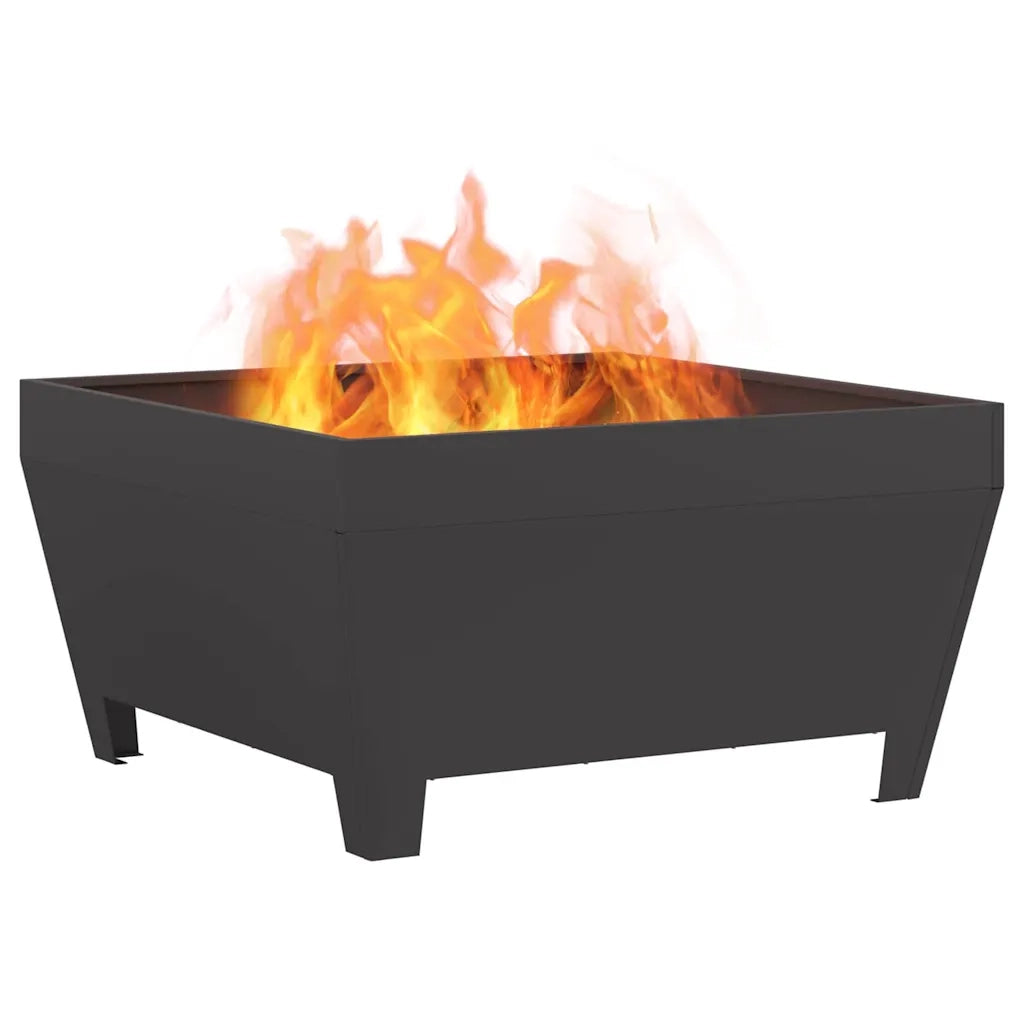 Focolare Nero 80 x 80 x 43 cm Acciaio 858944