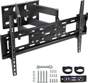 Sostegno TV Verstillevole, Inclinabile e Girevole per Schermi Curvi, Piani e Monitor - VESA 400x600 max (32''-75'') - 50 kg max - Sostegno TV Inclinabile e Girevole