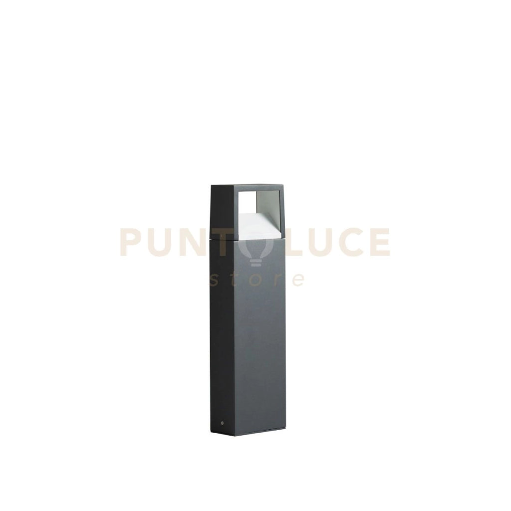 GES1151- PALETTO COLORE ANTRACITE LED  3000-4000-6500K 320-380-378LM 9W IP54 H.50CM