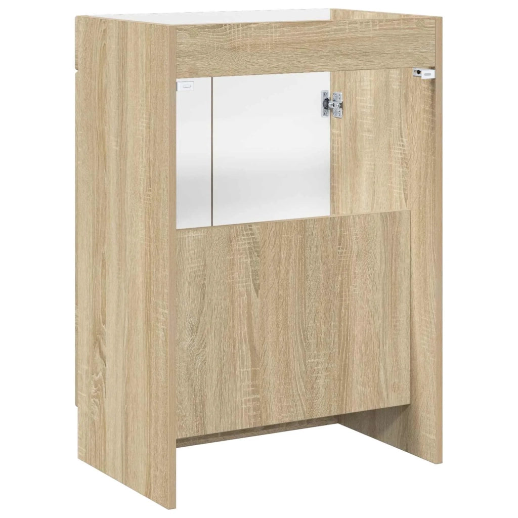 Mobiletto da bagno sotto il lavello Rovere Sonoma 890006