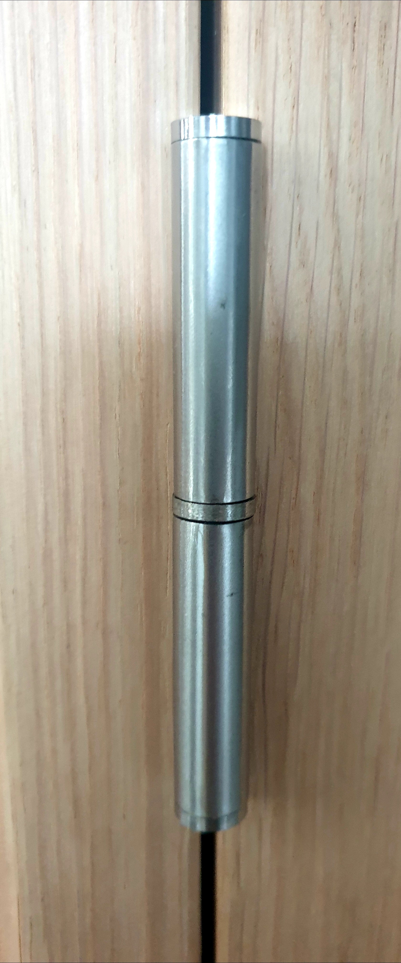 Blocco porta Korya bianco 3 pannelli H204 x L73 spingendo a destra dimensioni pannello + maniglia