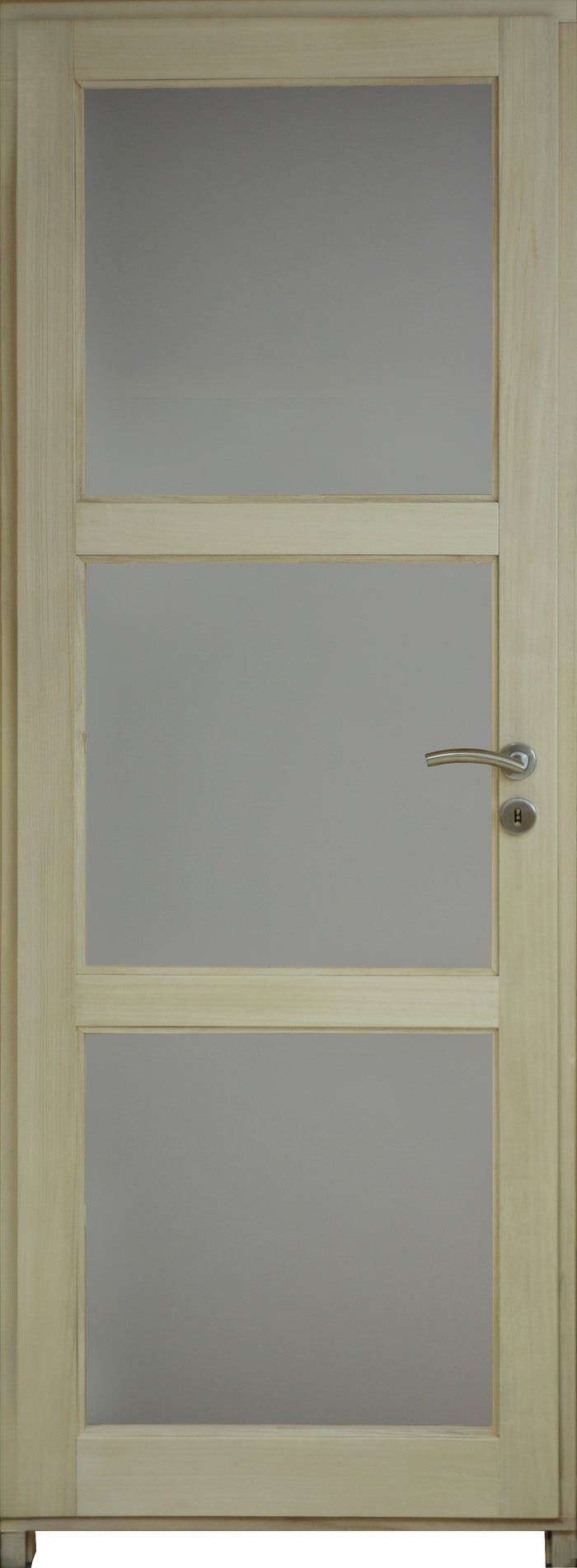 Blocco Porta Vetro Ayous H204 x L83 Pannello Laterale Sinistro a Spinta + Maniglia