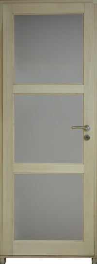 Blocco Porta Vetro Ayous H204 x L73 Pannello Laterale Sinistro a Spinta + Maniglia