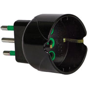 ADATTATORE SCHUKO GARANTI - NERO 2P+T 10A- 10 pezzi