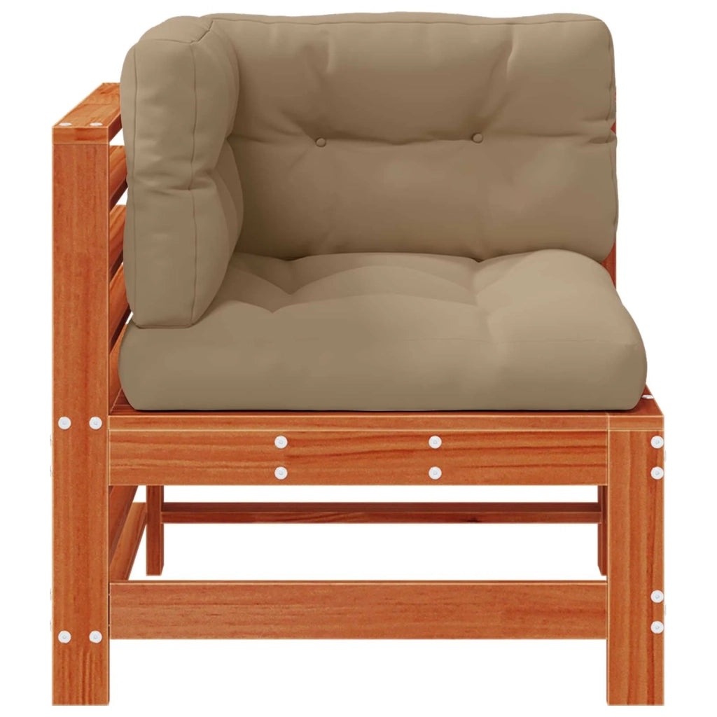 Divano Angolare da Giardino-Sofa da giardino Legno di pino massiccio 859968