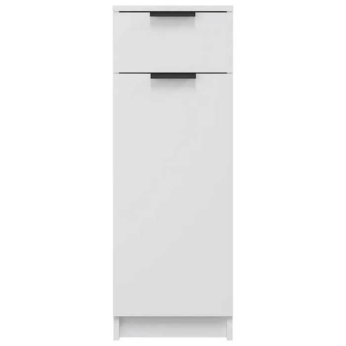 Armadio da Bagno Bianco 32x34x90 cm in Legno Multistrato cod mxl 53650