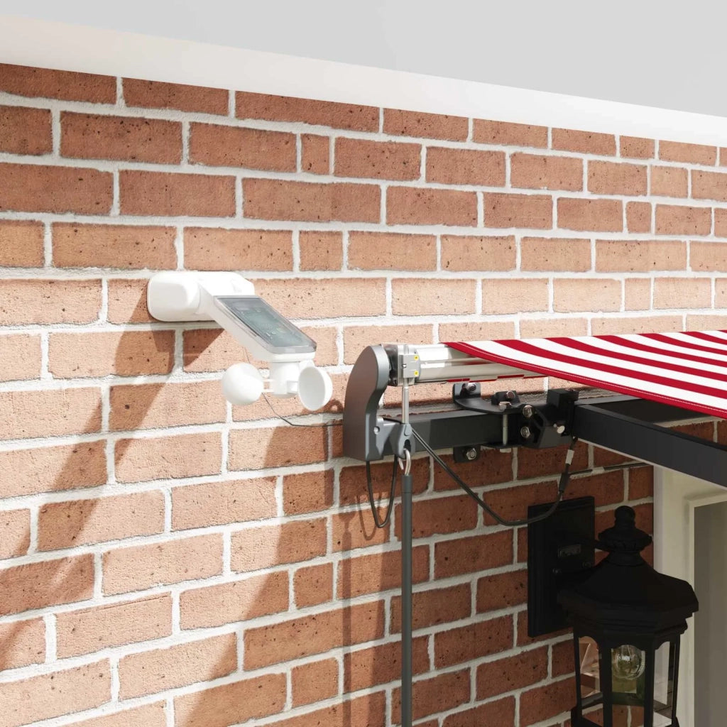 Tessuto per Tenda con Rosso e Bianco 500 × 350 cm Poliestere 3331500