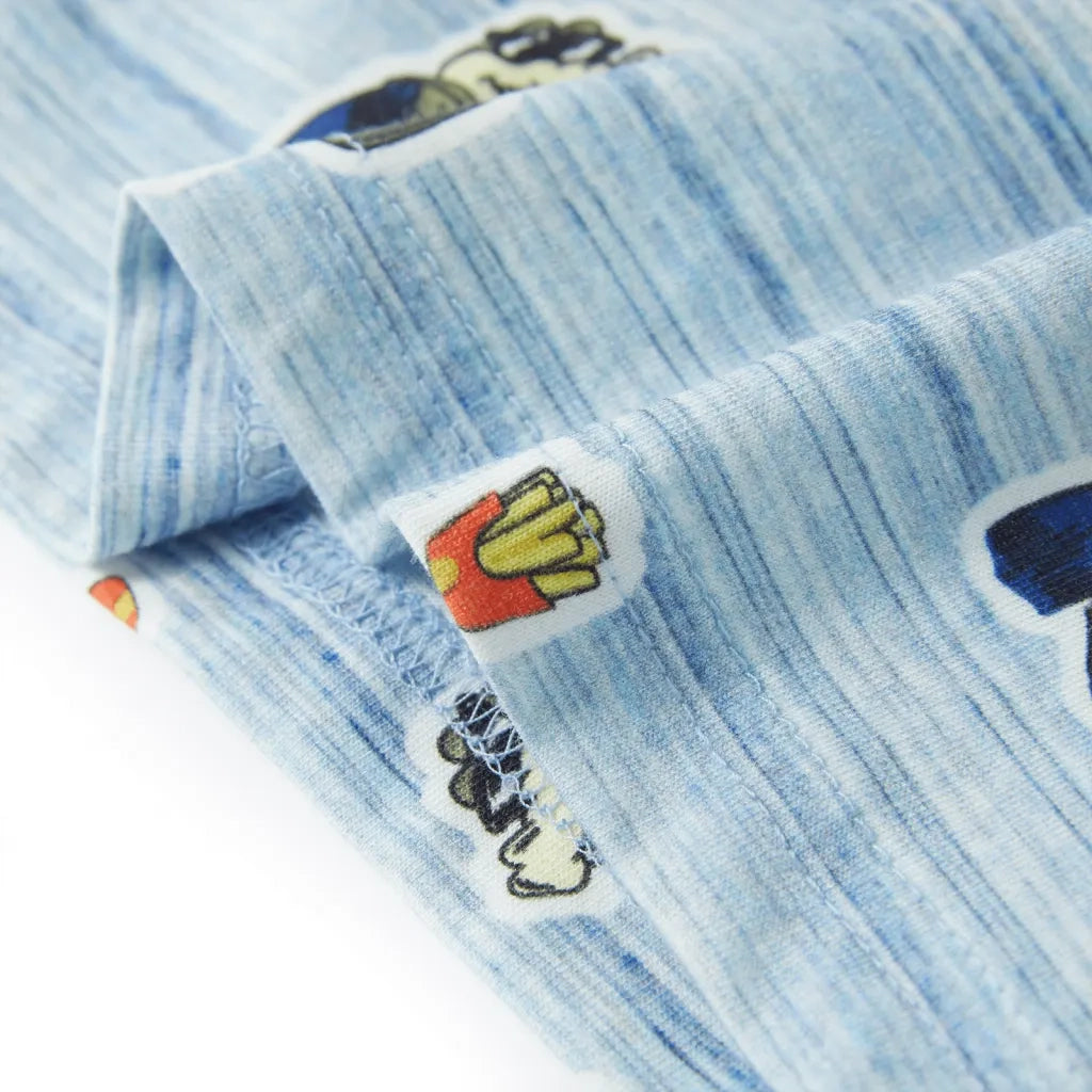 Maglietta da Bambino Blu Misto 140 12478