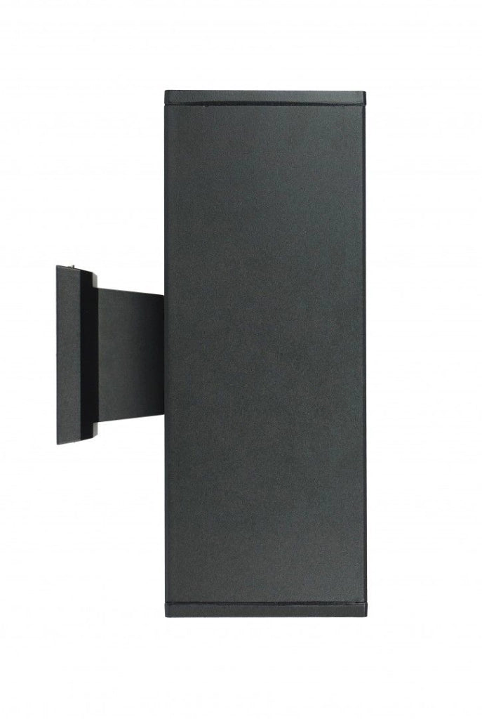 Applique esterna 30x12cm 2xE27 nera IP54 SU-MA Adela 8001BL