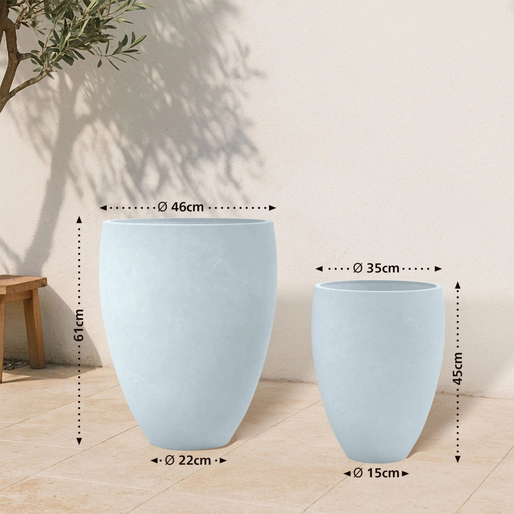 Set di 2 vasi per piante 2 1