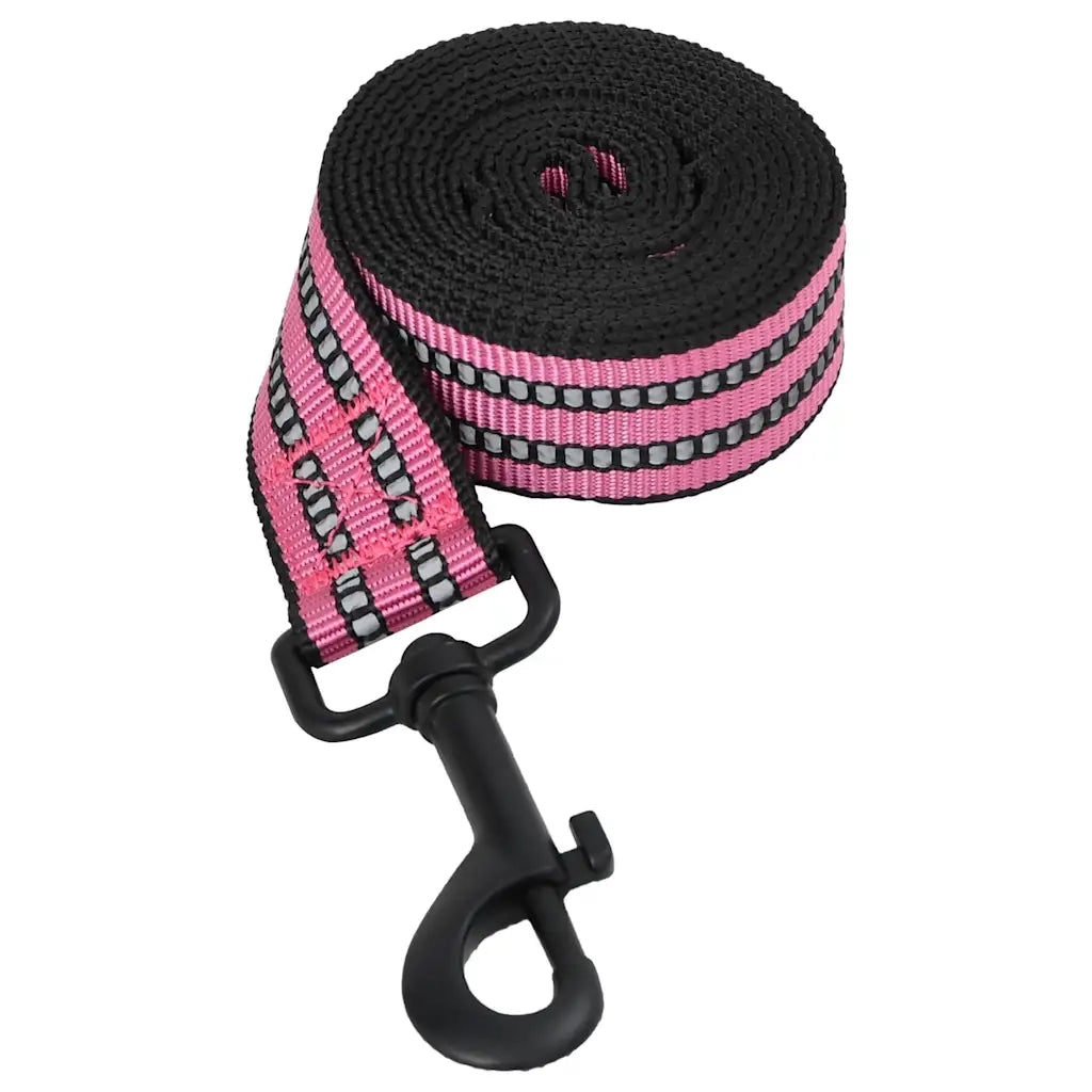 vidaXL Pettorina per Cani con Guinzaglio e Collare Regolabile Rosa L