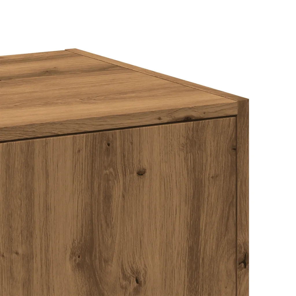 Mobiletto da farmacia funzionale in legno composito 40 x 41 x 144,5 cm stile vintage in legno di rovere lavorato a mano 02_0055666
