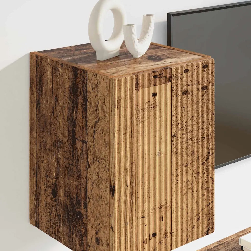 Mobile TV da parete Legno vecchio 30 x 31 x 40 cm 892265