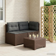 Divano da Giardino a 2 Posti con Cuscini Aspetto Rattan PP 8011945