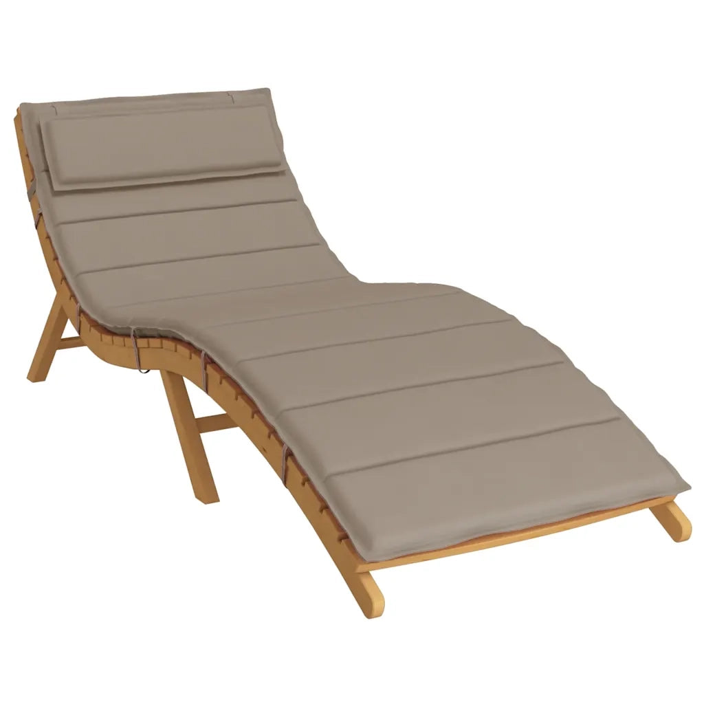 Cuscino per Lettino Tortora 180x60x4 cm in Tessuto Oxford