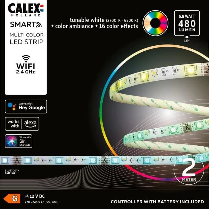 Nastro LED 2M 6,8W RGBCCT+Telec