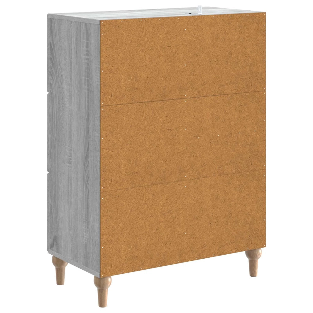 Credenza Grigio Sonoma 66 x 34,5 x 90 cm Legno ingegnerizzato