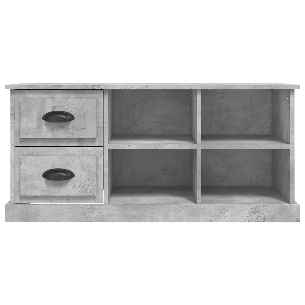 Mobile TV | Armadietto TV | Mobile Porta TV Grigio Cemento 102x35,5x47,5 cm in Legno Multistrato