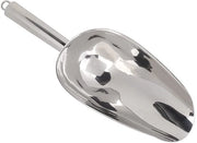 Scopa 18oz Acciaio Inox - Scopa Multifunzionale - Manico Ergonomico - Per Gelato/Confetti/Caffè in Polvere - Congelatore/Casa/Festa - Scopa da Cucina