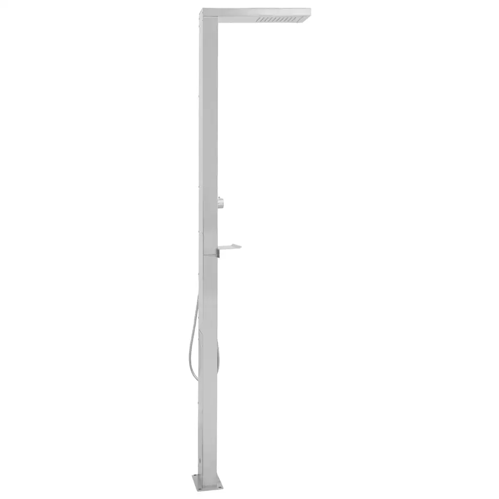 Doccia da Giardino in Acciaio Inox Quadrata cod mxl 48426