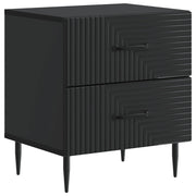 Armadio da Notte Nero 43 x 34,5 x 47,5 cm Legno ingegnerizzato