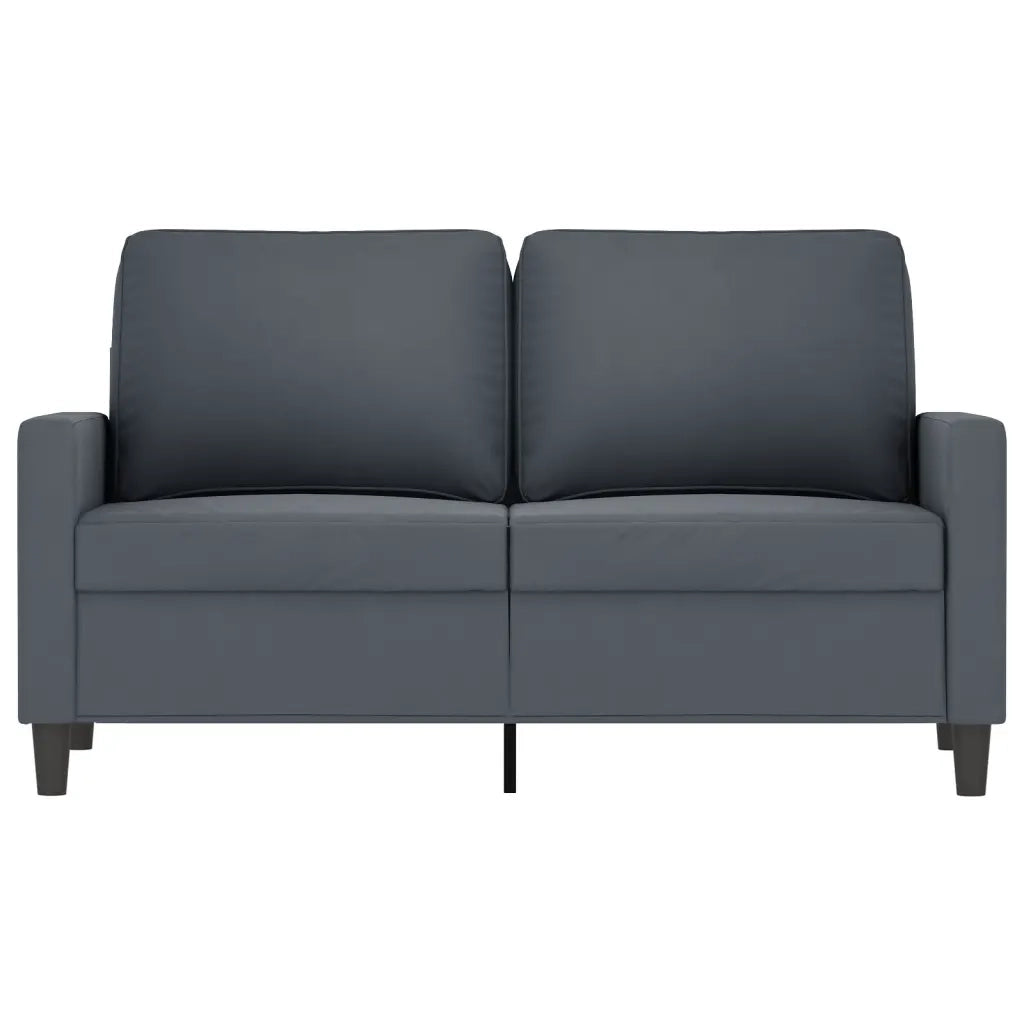 Divano a 2 Posti grigio scuro 120 cm in Velluto 359190