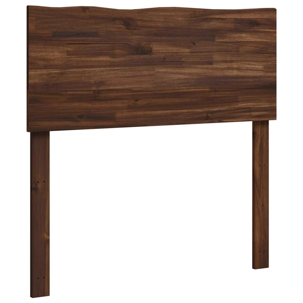 Testiera con bordo vivo ROSTOCK Marrone Scuro 80 cm 903239