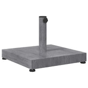 Base quadrata moderna per ombrellone da giardino e patio 45 x 45 x 31,5 cm robusta e stabile realizzata in acciaio grigio scuro 02_0058929