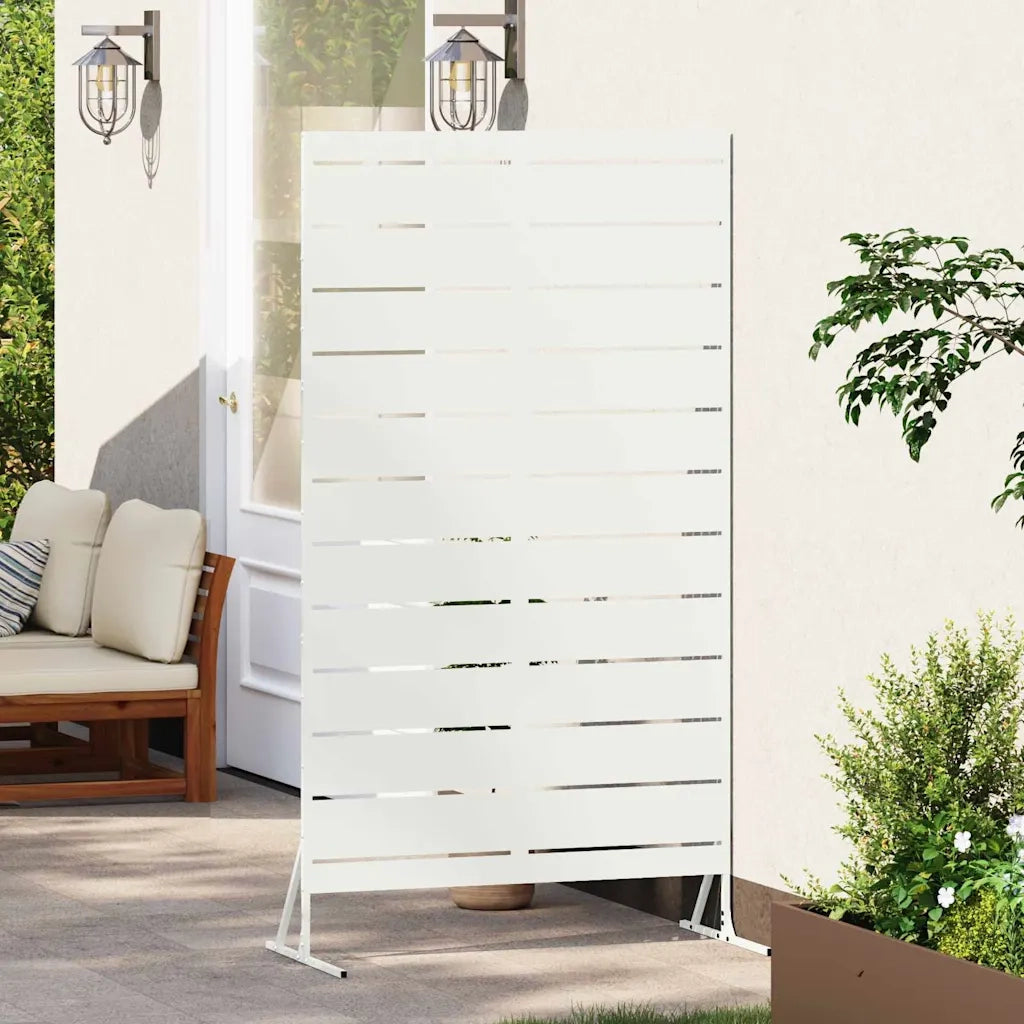 Schermo per Privacy Bianco 100 x 50 x 180 cm Acciaio 868564