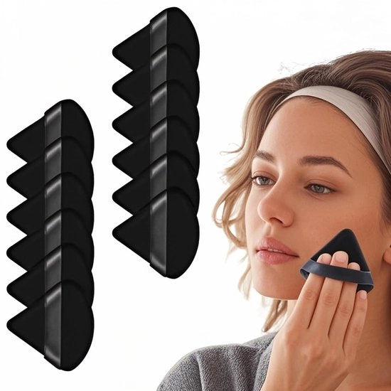 Strumento per trucco ad angolo retto - Penna per polvere - Strumento per trucco morbido - Multifunzionale - Sostenibile - Materiale di alta qualità