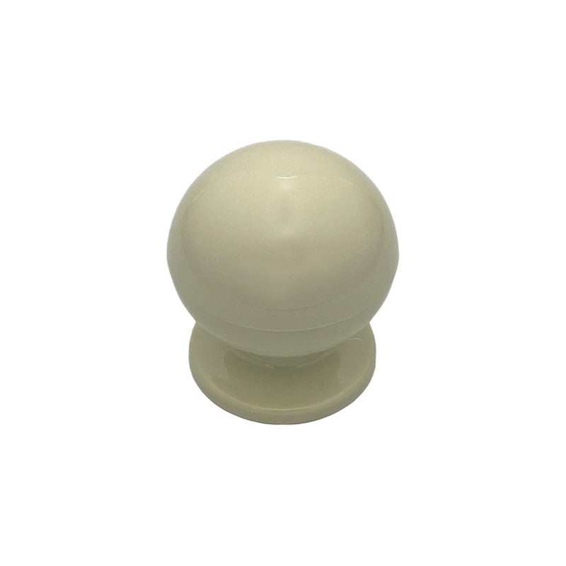 Pomolo fisso per porta SAGUATTI 669/70KB in nylon bianco lucido