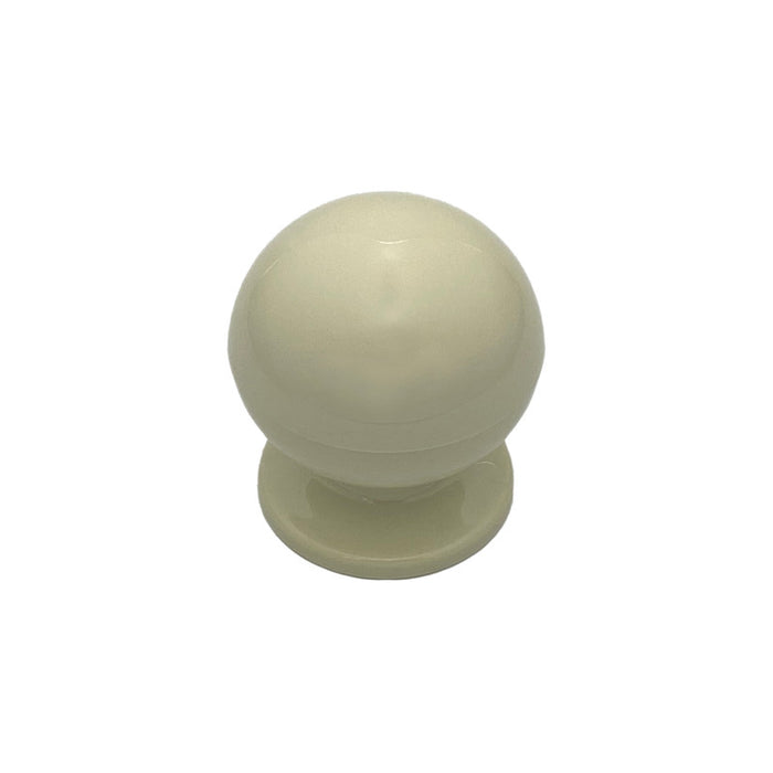 Pomolo fisso per porta SAGUATTI 669/70KB in nylon bianco lucido