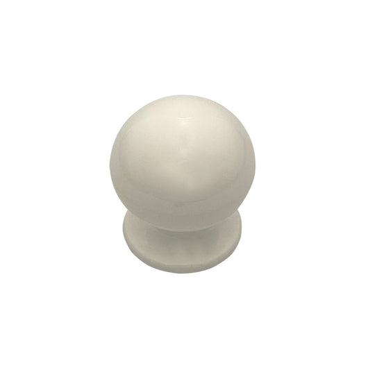 Pomolo fisso per porta SAGUATTI 669/70TB in nylon bianco lucido
