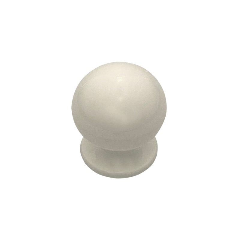 Pomolo fisso per porta SAGUATTI 669/70TB in nylon bianco lucido