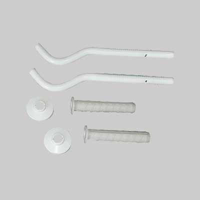 MENSOLA PER RADIATORI IN GHISA E ACCIAIO TF7/100B  TF7/75B  Foro 16 mm  Prof. 100 mm  L. 75 mm  Colonne 2/3     FISCHER