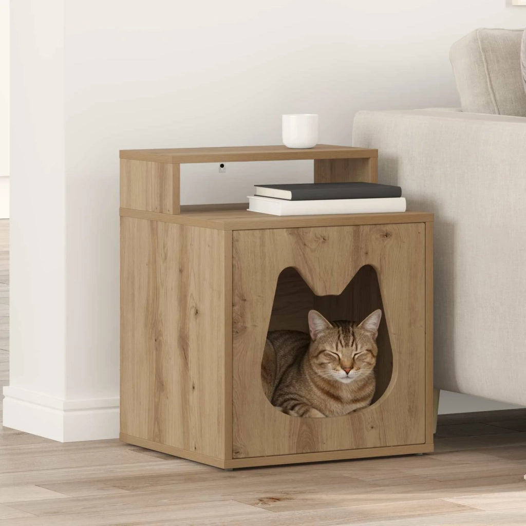 Casa per Gatti Rovere Artigianale 42,5 x 40 x 53,5 cm 8000697