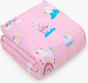 Dekken per abbronzatura / deken di piuma per letto e divano - coperta leggera per 4 stagioni, blu, morbida coperta calda per il sonno - Peso 1,3 kg, 90 x 120 cm