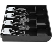 Cassa di Denaro 32,2 x 24,5 x 3,5 cm - Organizzatore di Banconote - 4 Facciate di Banconote/3 Comparti per Monete - Leggero e Sostenibile - Ideale per la Scuola o il Commercio - Cassa per Contanti