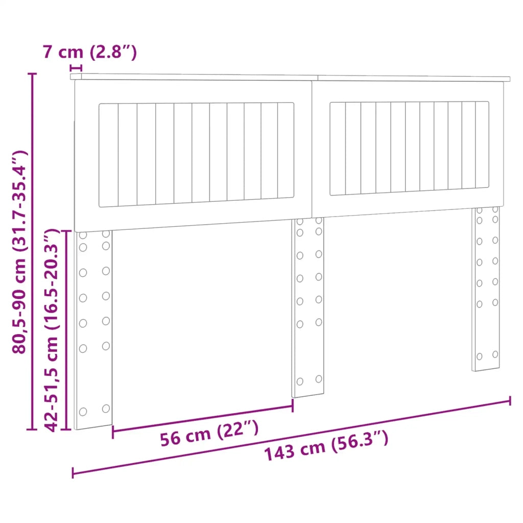 Testiera Legno vecchio Legno multistrato 888427